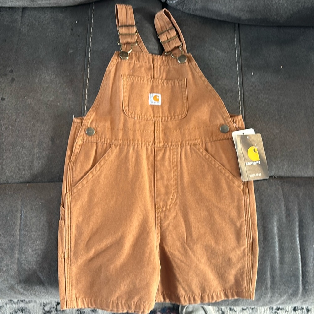 4T Carhartt short overalls